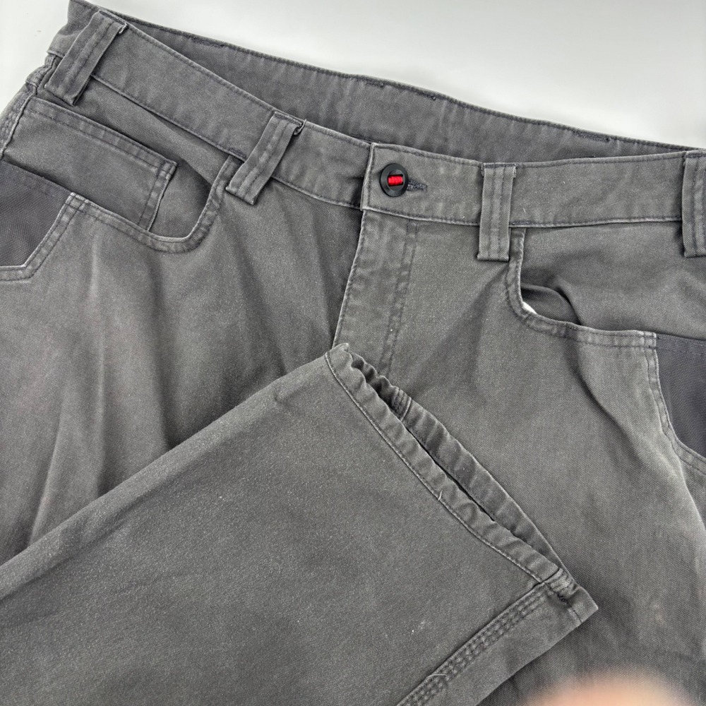 Milwaukee Work Pants Men 36x34 Gray Excellent Carpenter Utility Canvas